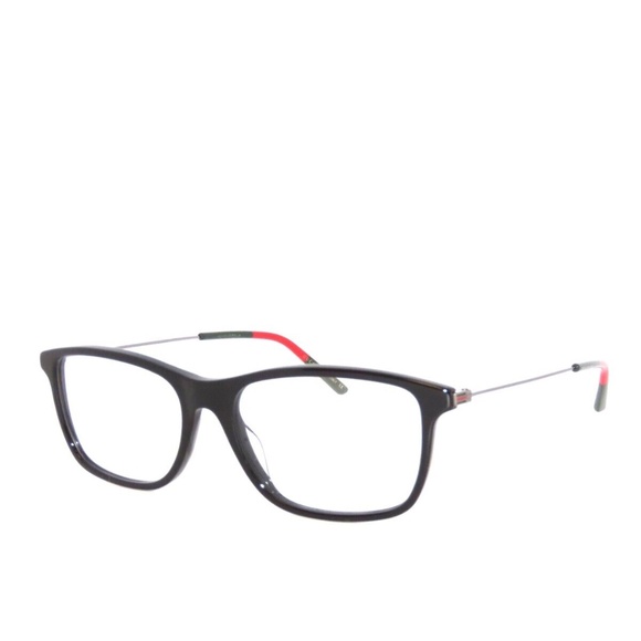 Gucci 1050O 004 55 Black Ruthenium Eyeglasses Unisex 1050